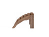 Half Ottoman Antique Mahogany Side View