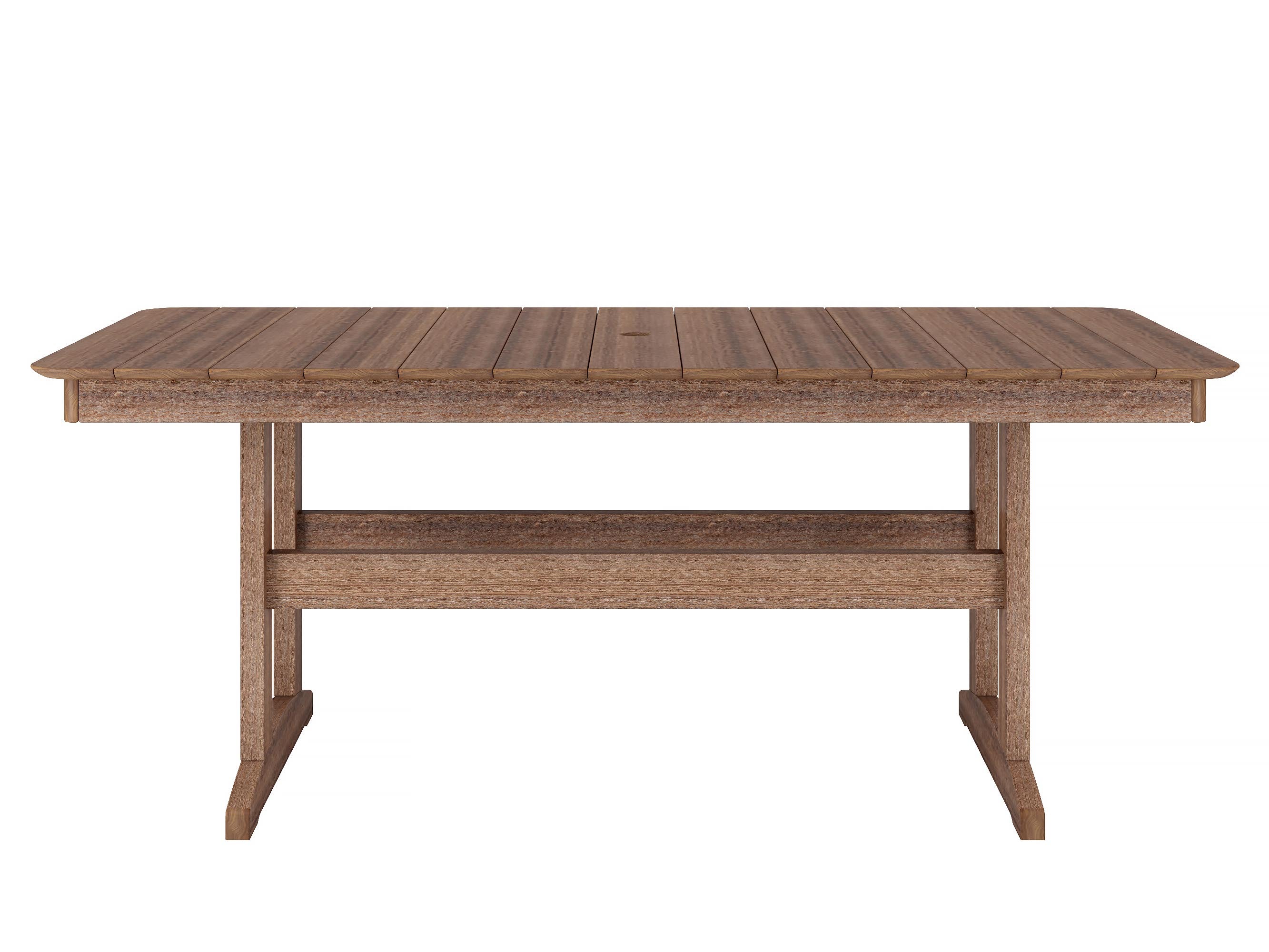 Classic Trestle 7-Piece Side Chair Dining Set