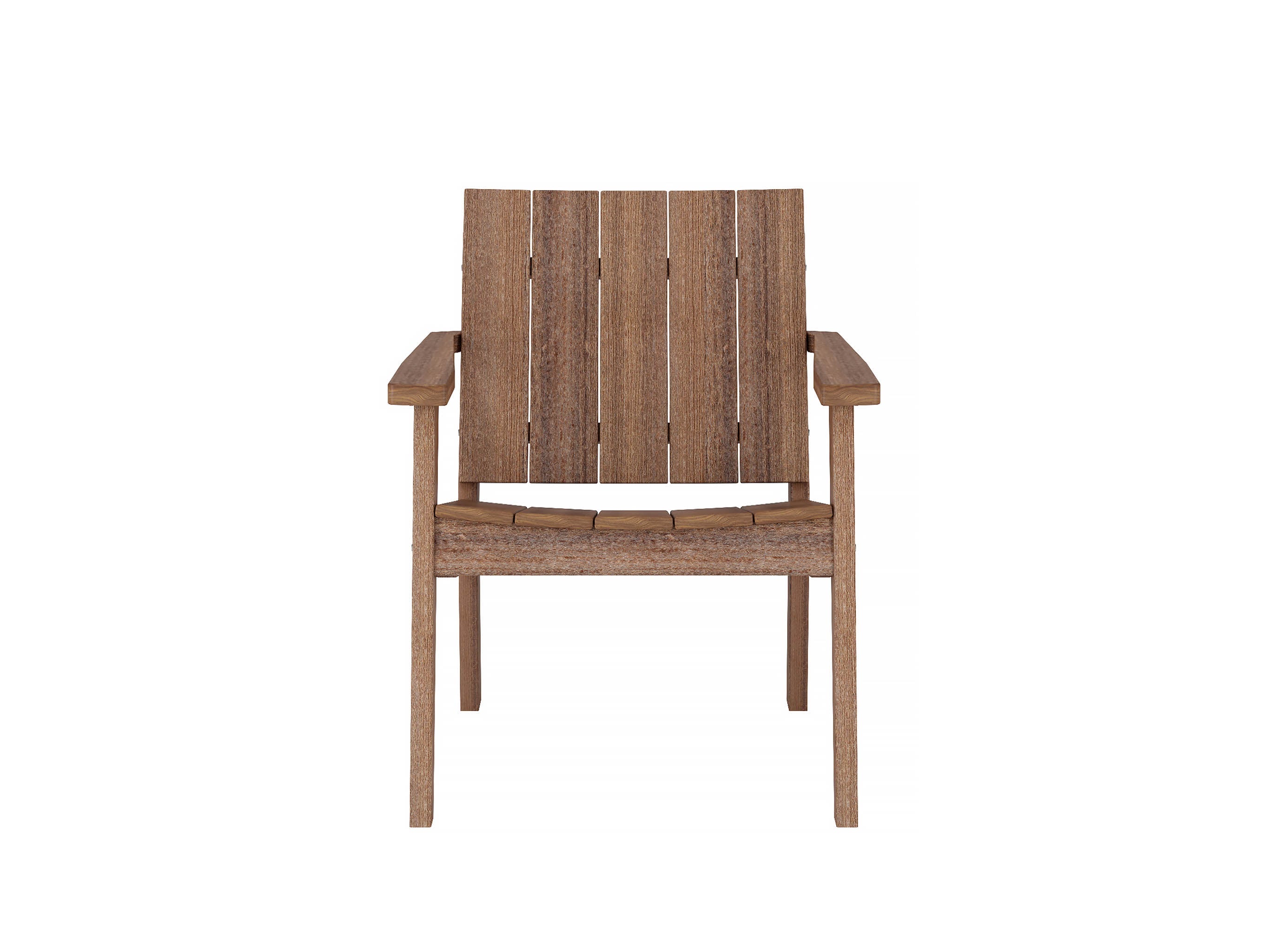 Half - Ashland Chat Chair Antique Mahogany front View