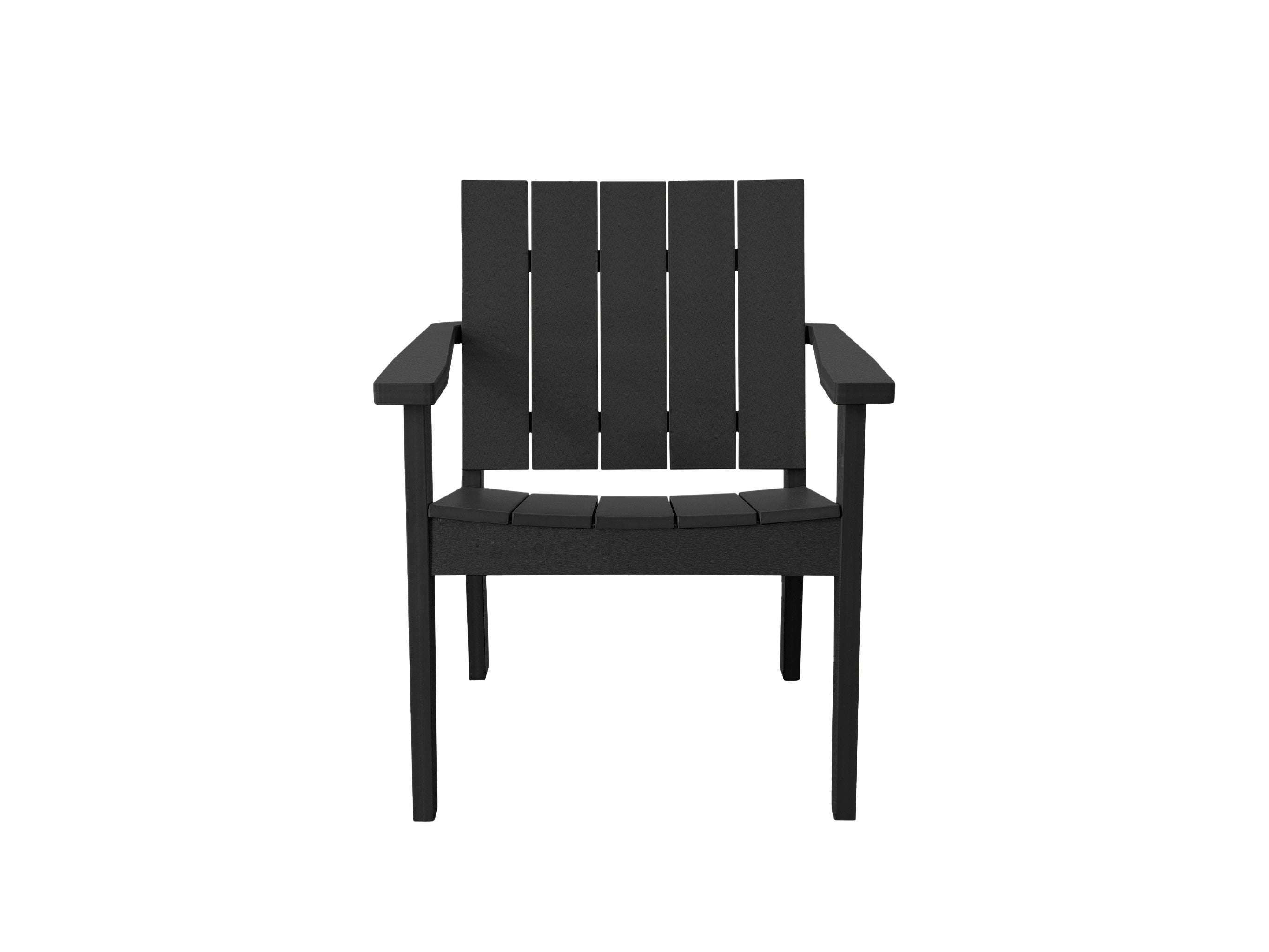 Half - Ashland Chat Chair Black front View