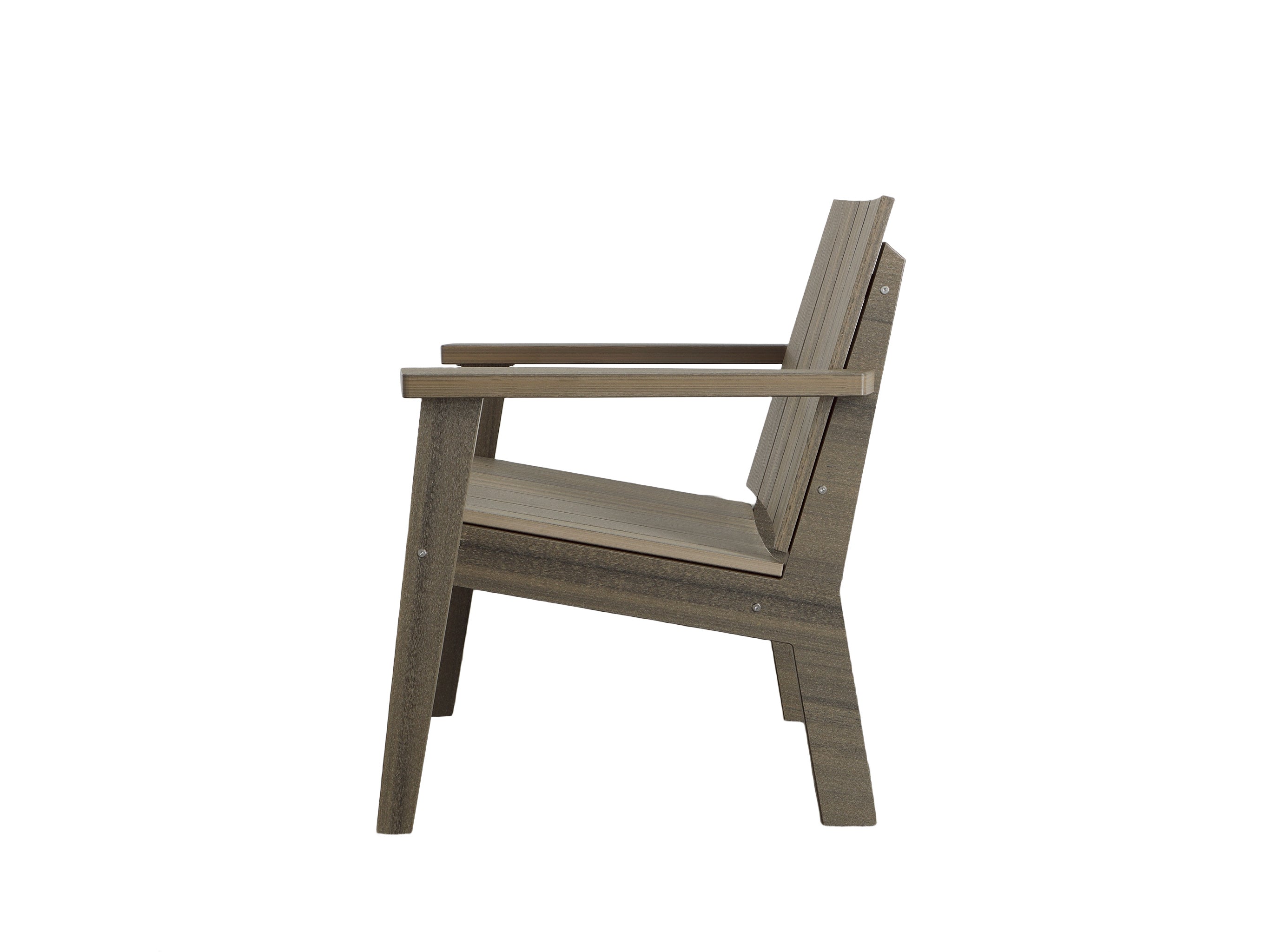 Half - Ashland Chat Chair Coastal Gray Side View