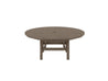 Coastal Gray Madison Conversation Table Front View Blank Background
