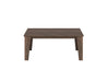 Brazilian Walnut Modern Coffee Table Front View Blank Background