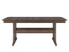 Brazilian Walnut Classic Dining Table Blank Background