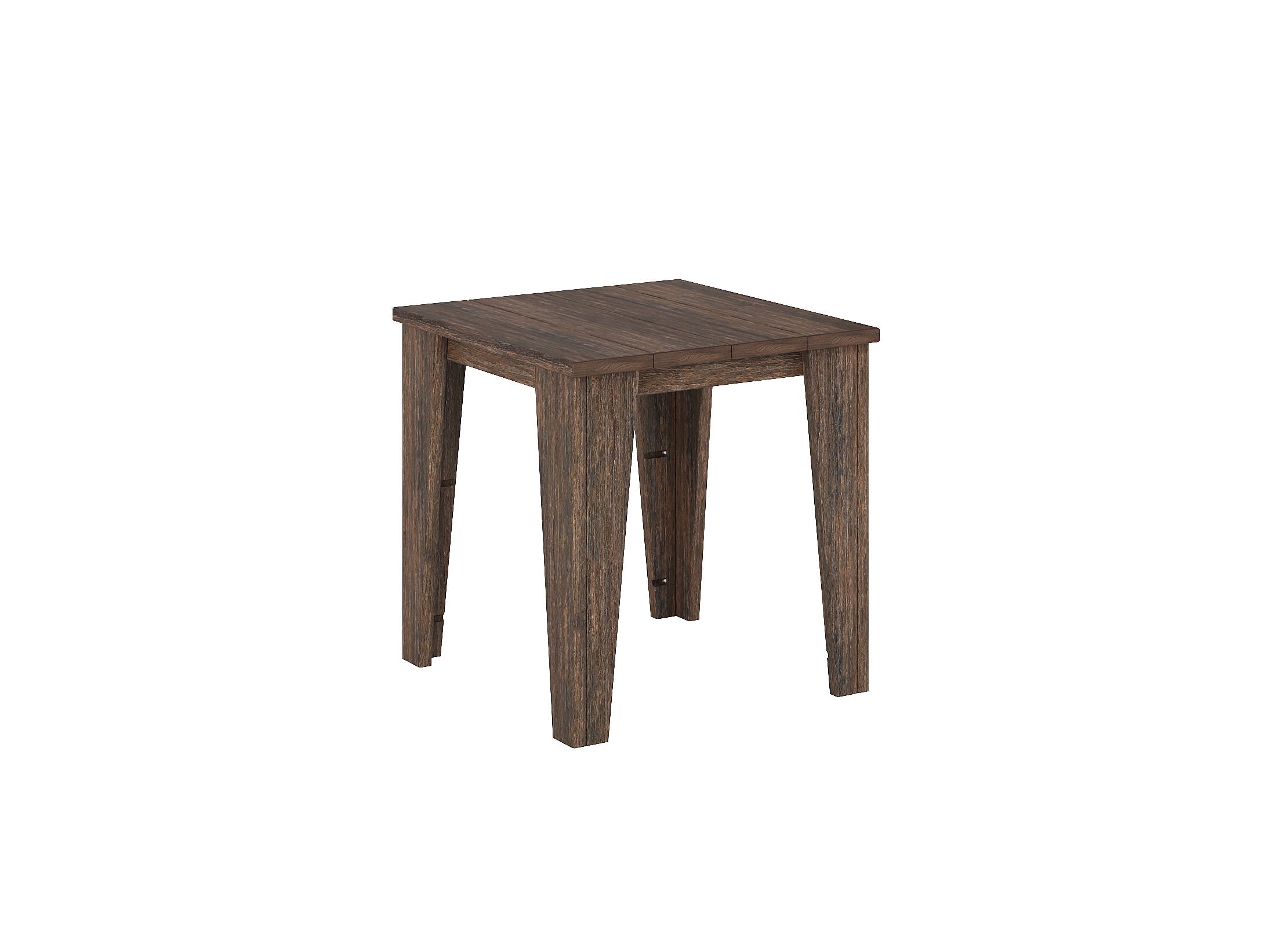 Half - Modern Side Table in Brazilian Walnut