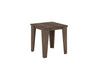 Half - Modern Side Table in Brazilian Walnut