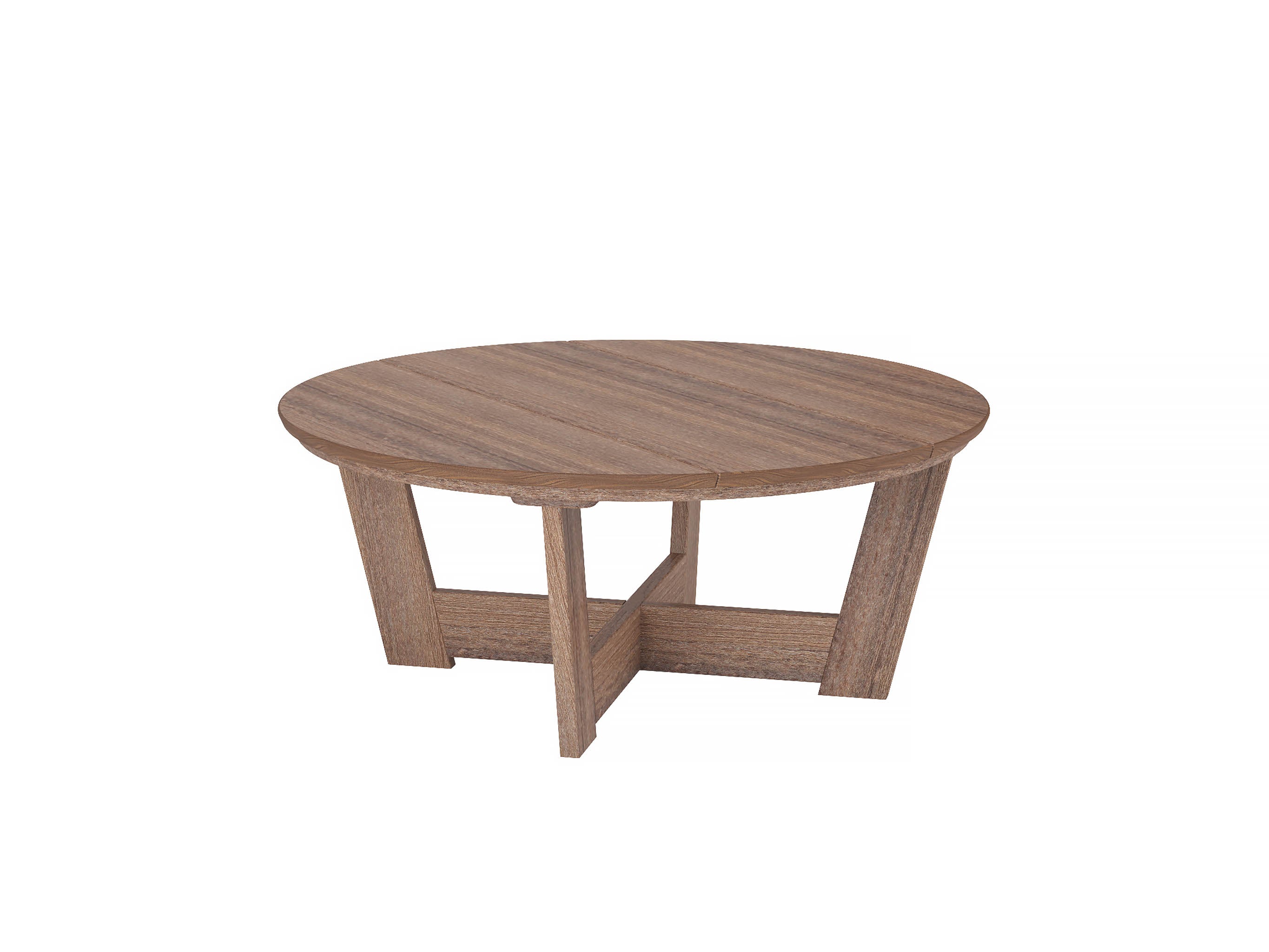 Cannon Beach Conversation Table Antique Mahogany Woodgrain
