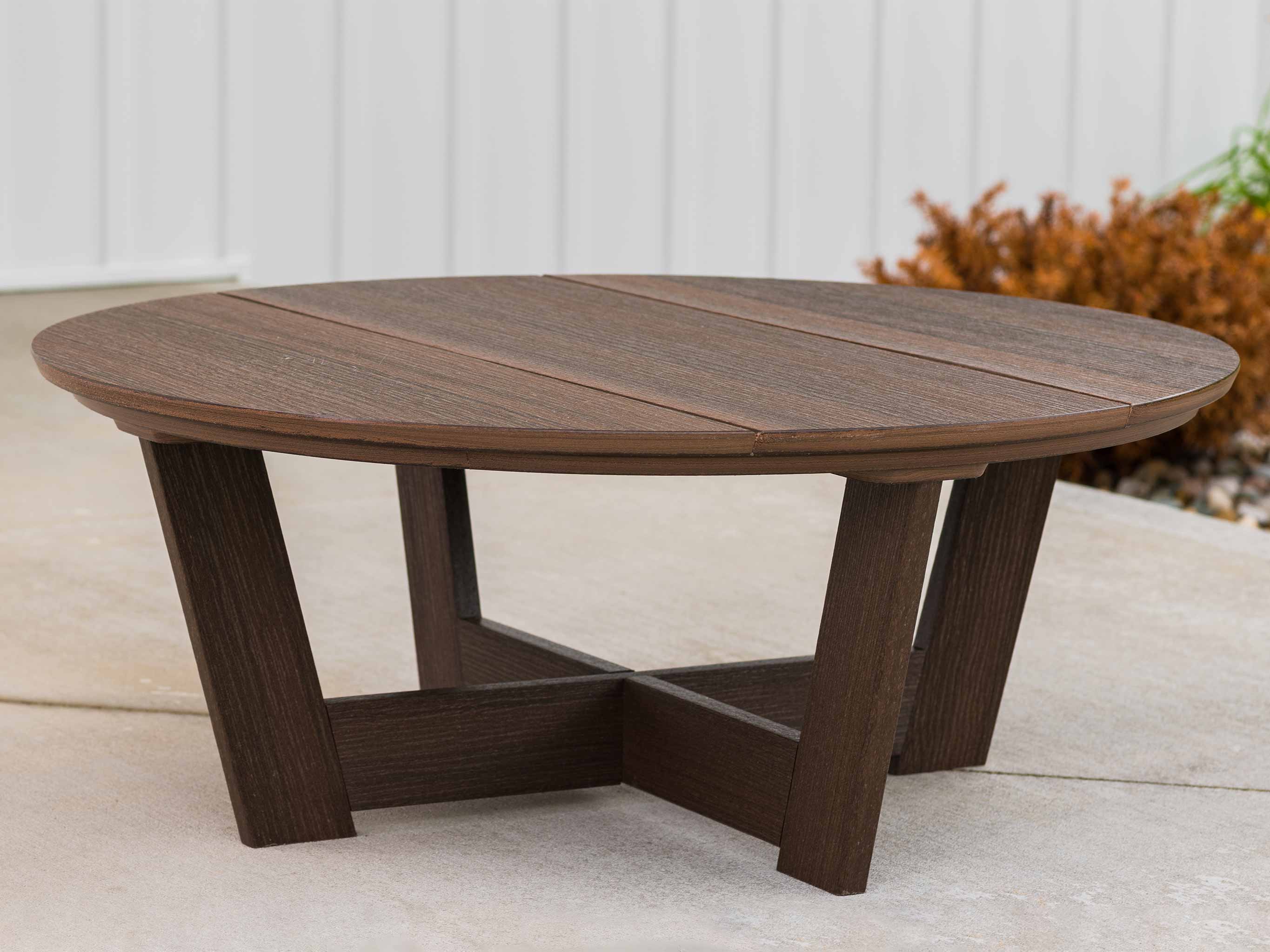 Cannon Beach Conversation Table in Woodgrain