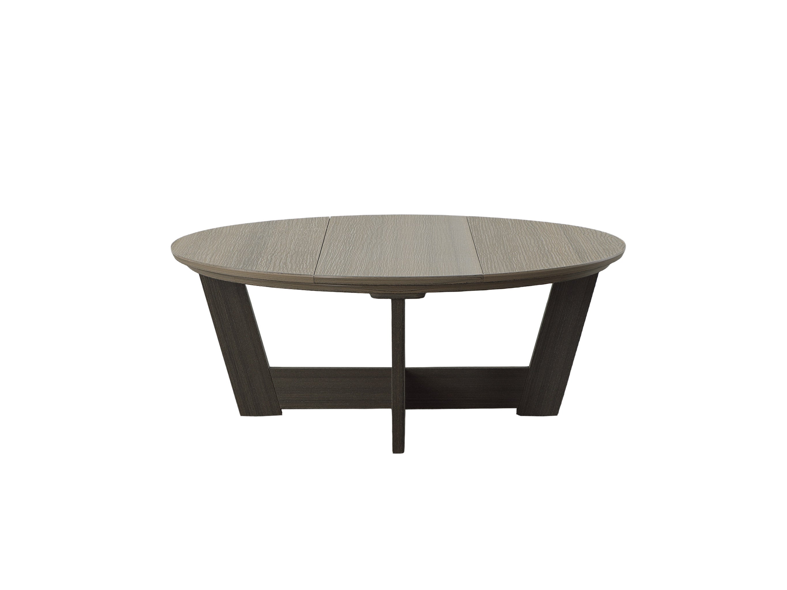 Coastal Gray Cannon Beach Conversation Table on Blank Background half