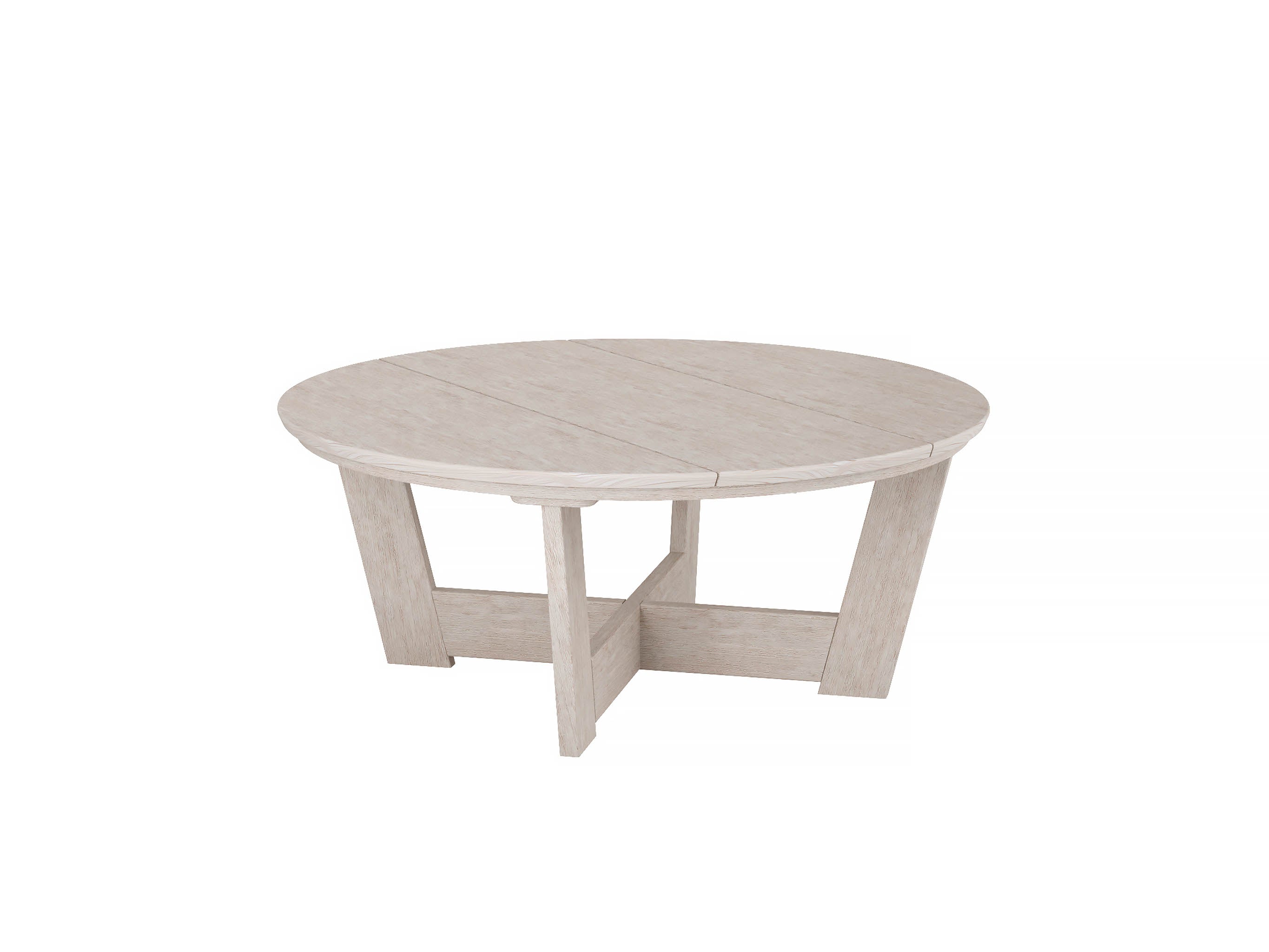 Cannon Beach Conversation Table Paper Birch Woodgrain