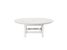 White Madison Conversation Table Front View Blank Background