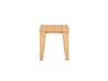 Half - Modern Side Table Natural Teak