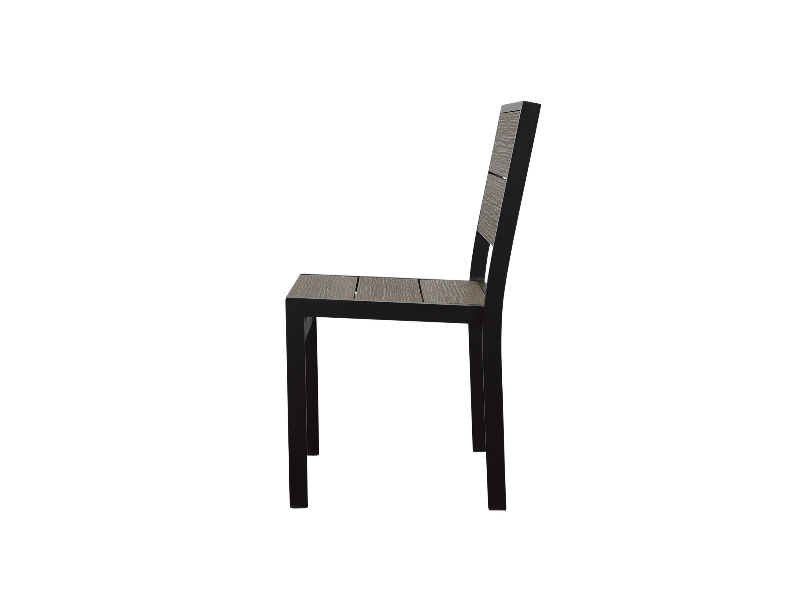 Half - Park City Side Chair with Black Frame and Tangentwood