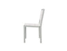 Half - White Park City Dining Side Chair with White Frame Side