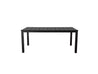 Black Park City Dining Table with Black Frame Blank Background Front