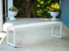 White Park City Dining Bench Side View