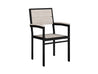 Half Park City Arm Chair Dining Paper Birch Slight Side View