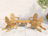 Featured Image - Four Classic Adirondack Chairs surrounding a Madison Conversation Table