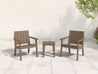 Ashland two chat chairs set Coastal Gray
