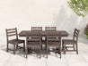 Coastal Gray Classic Dining Set with ladder back chairs
