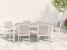 Park City Dining Set Paper Birch White Frame