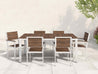 Featured Image - Park City Dining Set Brazilian Walnut White Frame