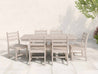 Paper Birch Classic Dining Set with ladder back chairs