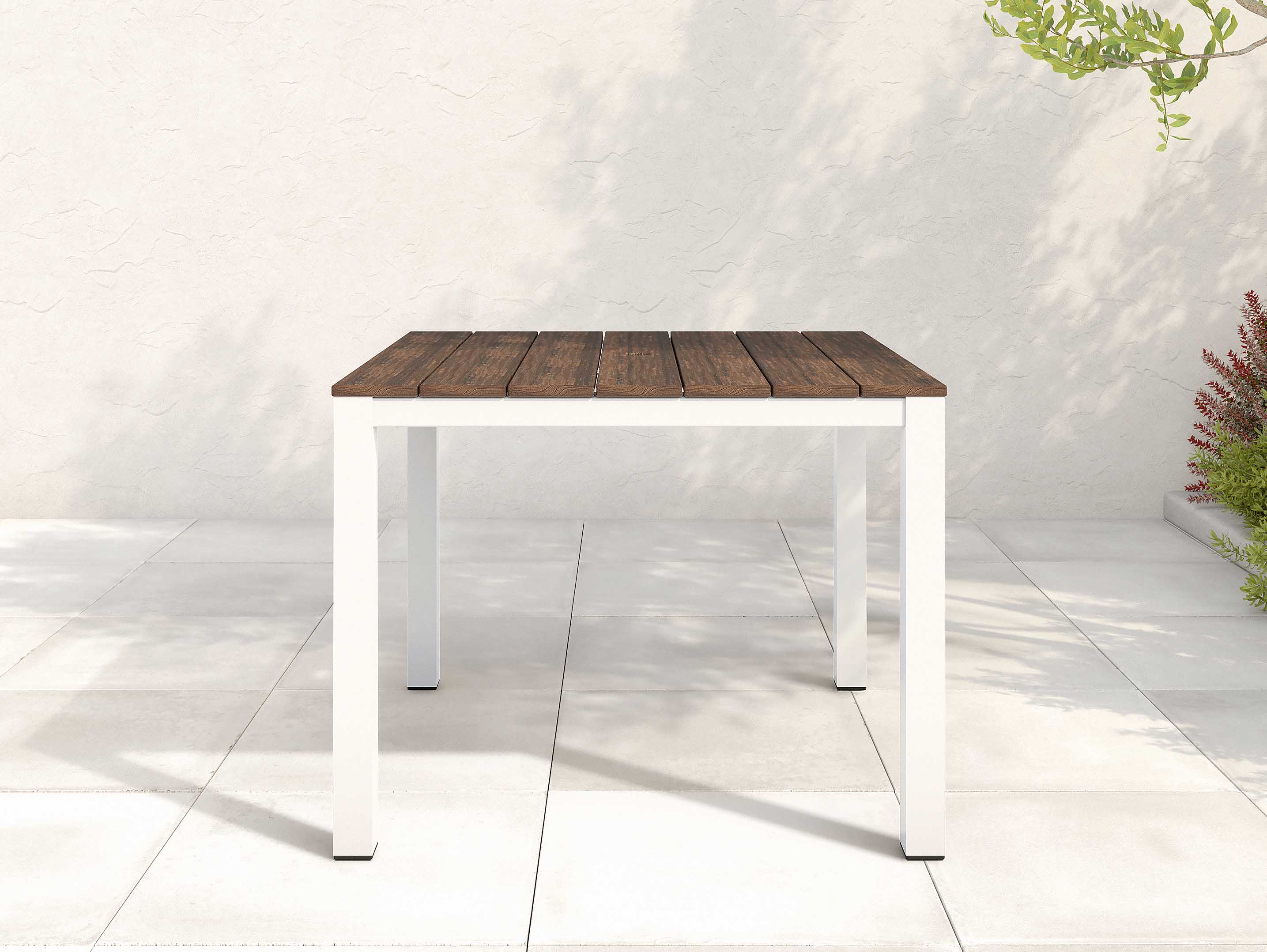 Featured Image - Square Park City Dining Table with White Frame