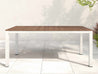 Park City Dining Table White Frame and Antique Mahogany