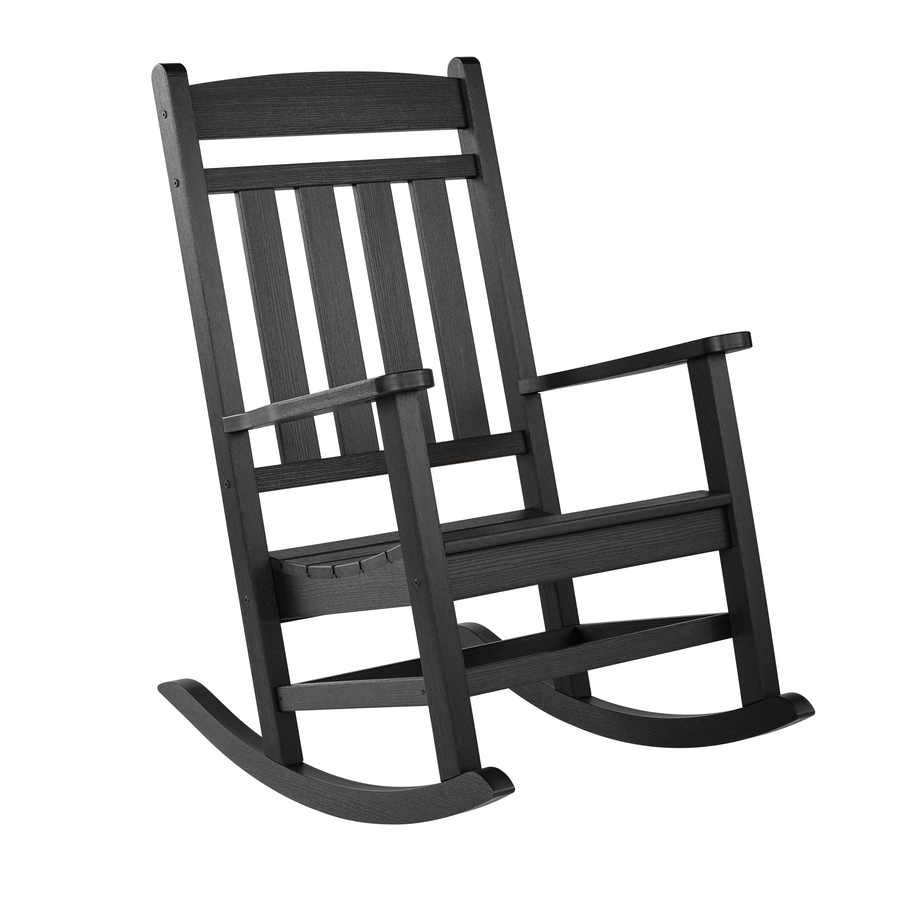 Solid Woodgrain Rocking Chair