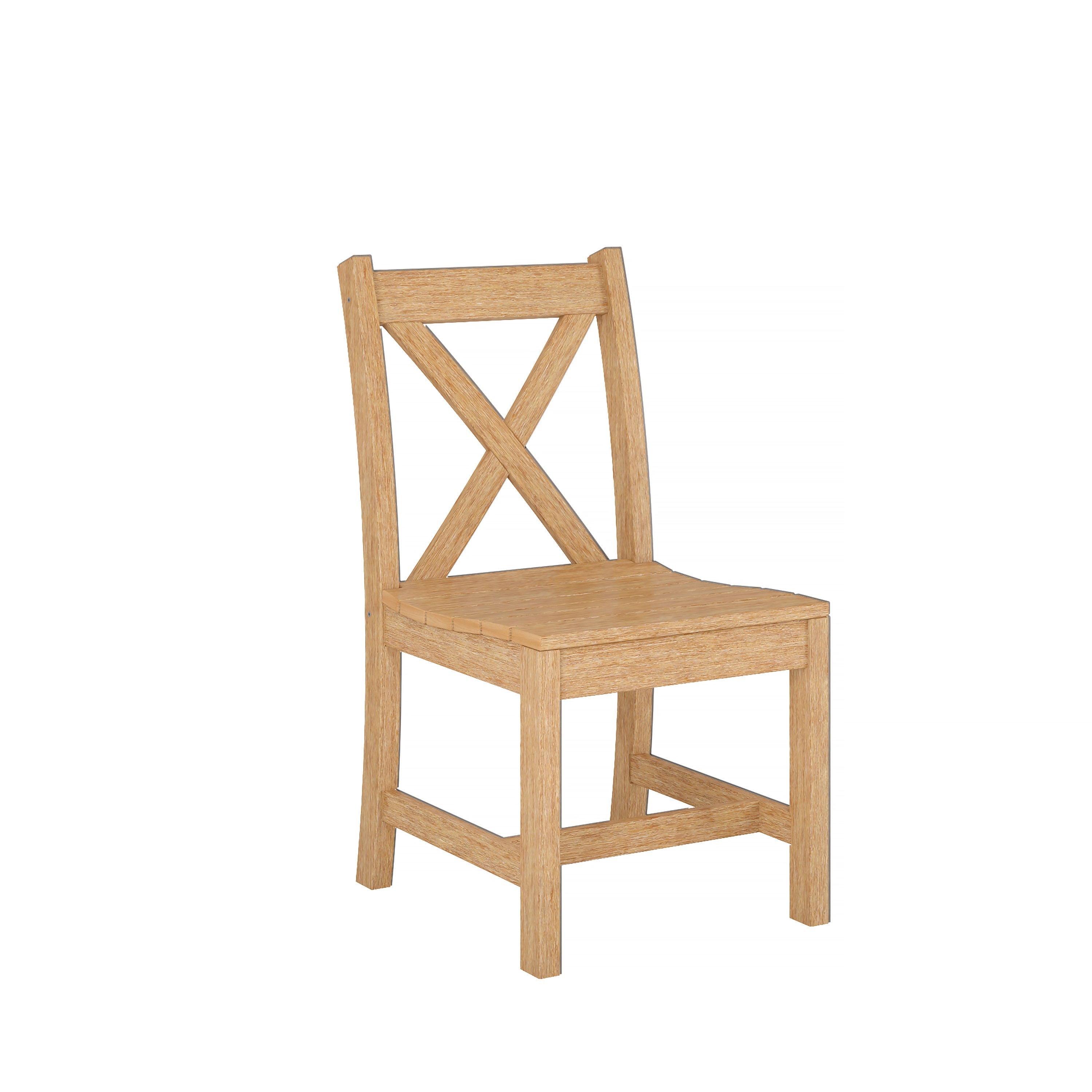 Half - Classic Dining Side Chair Three Quarter View with Blank Background