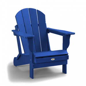 folding chair royal blue